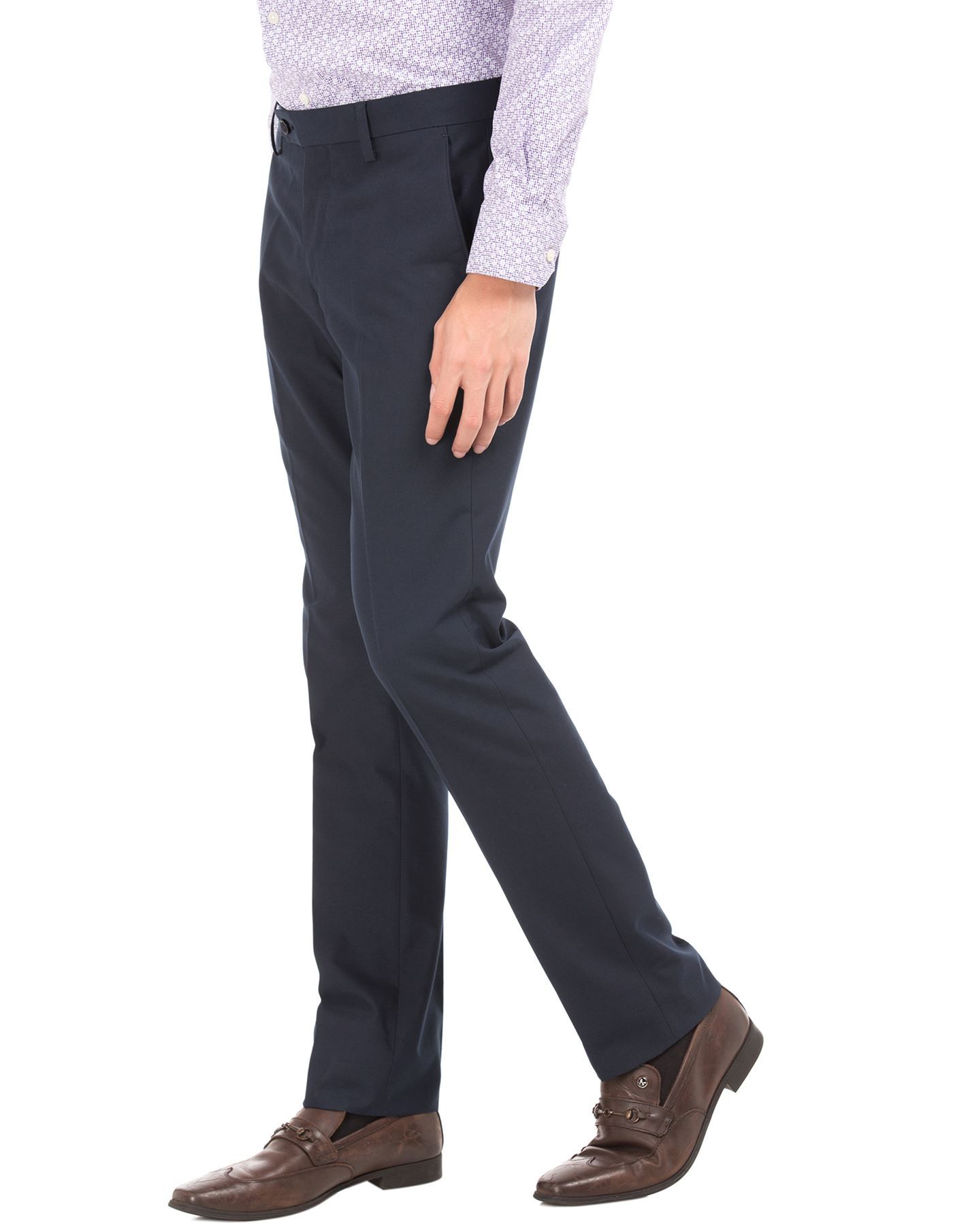 Arrow Men Formal Wear Navy Blue Trouser